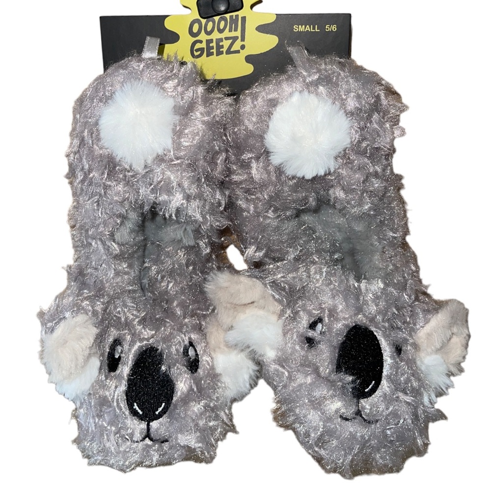 NWT Oooh Geez! Travel Budies Koala Slippers